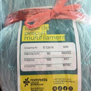 Plasă pescuit multi-mono 0,12mm×16 fire